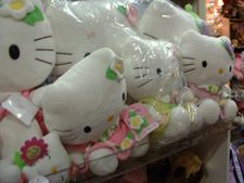 Hello Kitty plush dolls