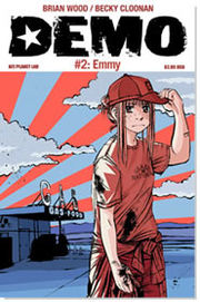 Demo by Brian Wood (story) and Becky Cloonan (art) is an example of an American comic that is influenced by manga