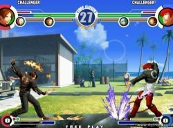 Screenshot from King of Fighters XI.