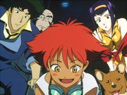A scene from Cowboy Bebop