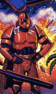 A Coruscant Guard.