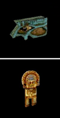 Key items found throughout the game.