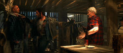 Wolverine (Hugh Jackman) cuts loose in X-Men.